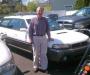 Ken with old Subaru