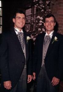 ken and david at wedding ken and david at wedding