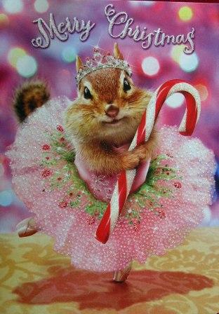 christmas chipmunk