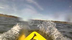 why kayak into the wind