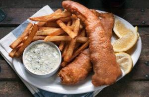 fish and chips pub style