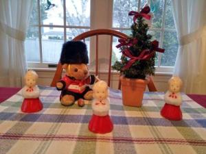 Sir Oliver with his Christmas tree