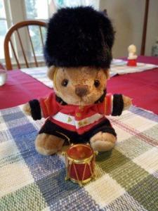 Sir Oliver with his drum