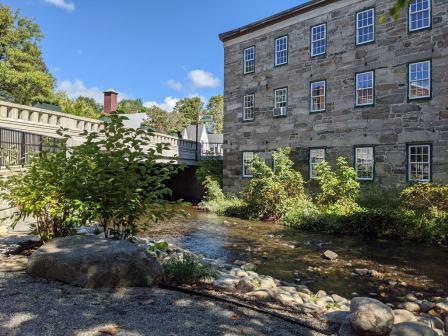 stream in Woodstock VT