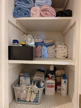 upstairs hall closet