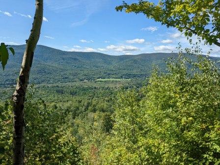 view from dorset quarry