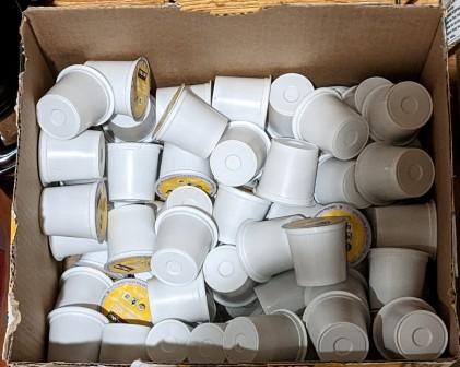 disorganized coffee pods