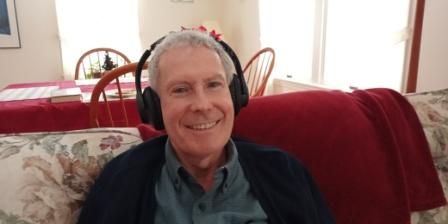 mr ken with headphones