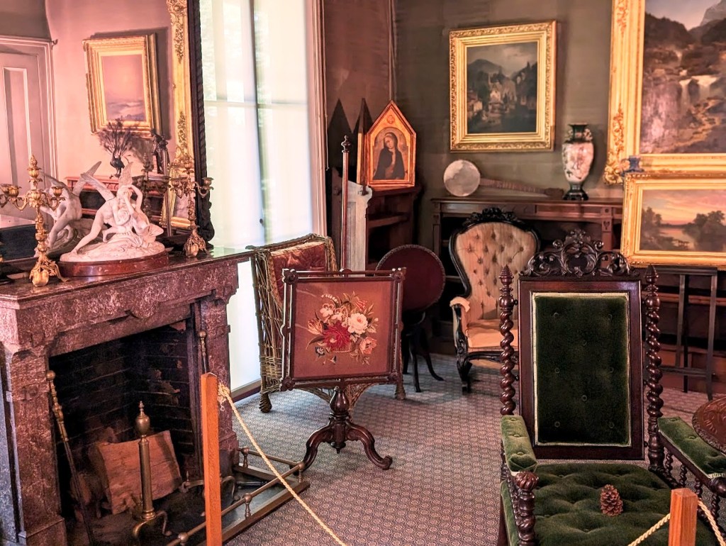 Emily Dickinson Evergreens front parlor