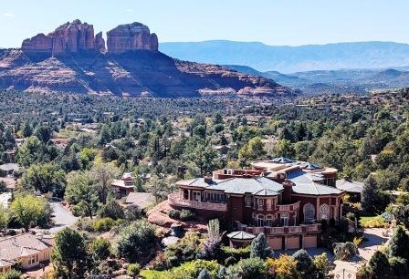 Sedona view from top of Chapel of Holy Cross