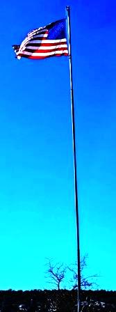 Flag at Angel Bright Lodge