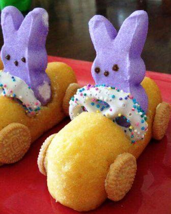 Easter Peeps driving Easter Peeps driving