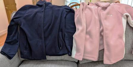 Two fleece jackets Two fleece jackets