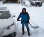 Mr. Ken shoveling