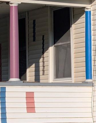 Montpelier Houses - Painted House Side View