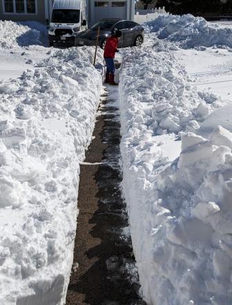 Nancy done shoveling walk Nancy done shoveling walk