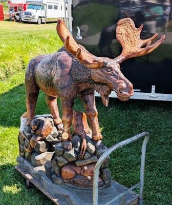 Montpelier VT - State Fair Moose Sculpture